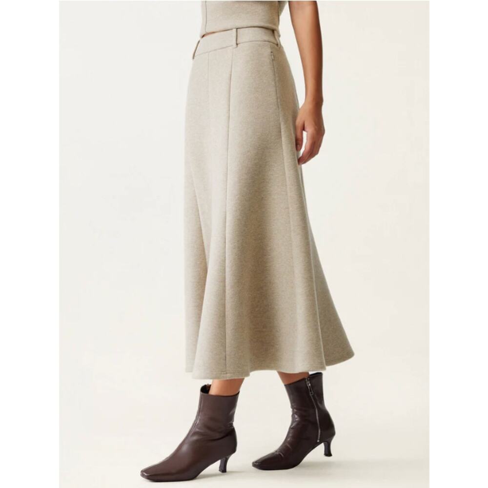 OGL High Waisted Umbrella Hem Midi Skirt NWT SIZE L - Picture 6 of 7